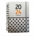 AGENDA AMIGOLD ESPIRAL MOD. ANO 2024 REF. 4724 MOD. CAPA BRANCA ANO 2024