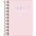 AGENDA HAPPY DIARIA ESPIRAL MOD. ANO 2021 ROSA