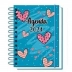 AGENDA INTERPONTE ANO 2024 C/168 FLS REF. AG24020 MOD. 2024 CAPA AZUL CORACOES