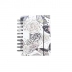 AGENDA INTERPONTE ESPIRAL ROSAS PQ REF. AG23004 MOD. BRANCO