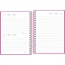 AGENDA PEPPER FEMININA ROSA ESPIRAL CD 160FLS MOD. 2022 PINK