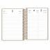 AGENDA TILIBRA NAPOLI ESPIRAL DIARIA 12,9 x 18,7 CM REF. 347779 MOD. ANO 2025 BEGE