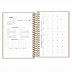 AGENDA TILIBRA NAPOLI ESPIRAL DIARIA 12,9 x 18,7 CM REF. 347779 MOD. ANO 2025 BEGE