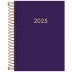 AGENDA TILIBRA NAPOLI ESPIRAL DIARIA 12,9 x 18,7 CM REF. 347779 MOD. ANO 2025 ROXO