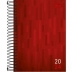 AGENDA TILIBRA ZIP 176FLS REF. 312371 MOD. ANO 2024 CAPA VERMELHA