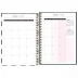 AGENDA PLANNER WEST VILLAGE TILIBRA ESPIRAL REF. 9809 MOD. ANO 2021 CORAÇÃO BRANCO