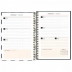 AGENDA PLANNER WEST VILLAGE TILIBRA ESPIRAL REF. 9809 MOD. ANO 2021 LISTRA PRETA