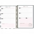 AGENDA PLANNER WEST VILLAGE TILIBRA ESPIRAL REF. 9809 MOD. ANO 2021 LISTRA PRETA