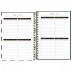 AGENDA PLANNER WEST VILLAGE TILIBRA ESPIRAL REF. 9809 MOD. ANO 2021 LISTRA PRETA