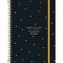 AGENDA PLANNER WEST VILLAGE TILIBRA ESPIRAL REF. 4958 MOD. ANO 2022 CAPA PRETA COM BOLINH