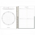 AGENDA PLANNER WEST VILLAGE TILIBRA ESPIRAL REF. 4958 MOD. ANO 2022 CAPA PRETA COM QUADRA