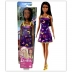 BONECA BARBIE FASHION AND BEAUTY FASHION MOD. MORENA VEST. BORBOLETAS ROXO