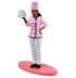 BONECA BARBIE MINI FIGURA 6CM PROFISSOES REF. GNM52 MOD. CHEF DE COZINHA