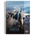 CADERNO 1 MATERIA CPD AIR ATTACK 80FLS REF. 10230 CAPA MODELO 4