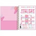 CADERNO 1 MATERIA CPD ALOHA FLAMINGO 80FLS TILIBRA CAPA BEAUTY