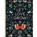 CADERNO 1 MATERIA CPD CAPRICHO REF. 308455 CAPA LET LOVE GROW