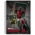 CADERNO 1 MATERIA CPD DEADPOOL 80FLS REF. 10288 MOD. MODELO 1