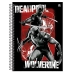 CADERNO 1 MATERIA CPD DEADPOOL 80FLS REF. 10288 MOD. MODELO 2