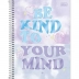 CADERNO 1 MATERIA CPD GOOD VIBES 80FLS CAPA BE KING TO YOUR MIND