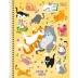 CADERNO 1 MATERIA CPD HUG ME 80 FLS REF. 314129 CAPA AMARELO