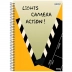 CADERNO 1 MATERIA CPD KBOM 96FLS SD REF. 10151 CAPA LIGHTS CAMERA ACTION