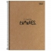 CADERNO 1 MATERIA CPD KRAFTWORK 80FLS REF. 341720 CAPA MODELO 1