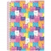 CADERNO 1 MATERIA CPD LOVE 80FLS SD REF. 10207 CAPA GATINHOS