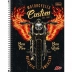 CADERNO 1 MATERIA CPD MAIS+ MASCULINO CAPA MOTORCYCLES CUSTOM