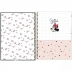 CADERNO 1 MATERIA CPD MINNIE 80FLS CAPA FUN BOWS, POLKA DOTS