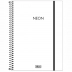 CADERNO 1 MATERIA CPD NEON BRANCO 80FLS REF. 302392