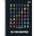 CADERNO 1 MATERIA CPD NOW UNITED 80FLS CAPA UNITERS