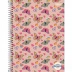 CADERNO 1 MATERIA CPD PEPPER FEMININO 80FLS CAPA BORBOLETAS