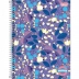 CADERNO 1 MATERIA CPD PEPPER FEMININO 80FLS CAPA FLORES