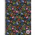 CADERNO 1 MATERIA CPD PEPPER FEMININO 80FLS CAPA FLORES