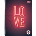 CADERNO 1 MATERIA CPD PEPPER FEMININO 80FLS CAPA LOVE