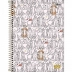 CADERNO 1 MATERIA CPD POOH 80FLS CAPA ROSA