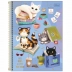 CADERNO 1 MATERIA CPD PURRFECT CATS 80F REF. 350052 CAPA AZUL