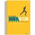 CADERNO 1 MATERIA CPD BE STRONG 80FLS REF. 10233 CAPA RUN FOR FUN