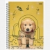 CADERNO 1 MATERIA CPD MY PETS 80FLS REF. 10188 CAPA CAOZINHO ASTRONAUTA