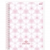 CADERNO 1 MATERIA CPD ROSA ROSE 80FLS REF. 10225 CAPA TRIANGULOS