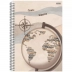 CADERNO 1 MATERIA CPD WIND 80FLS SD REF. 10568 CAPA GLOBO TERRESTRE