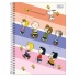 CADERNO 1 MATERIA CPD SNOOPY 80FLS CAPA STEP BY STEP DAY BY DAY