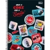 CADERNO 1 MATERIA CPD CONNECT COCA MASCULINO 80FLS REF. 349879 CAPA HAVE A COKE AND A SMILE