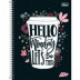 CADERNO 1 MATERIA CPD MAIS+ FEMININO CAPA HELLO MONDAY