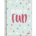 CADERNO 1 MATERIA CPD MAIS+ FEMININO CAPA MAKE IT FUN!