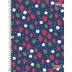 CADERNO 1 MATERIA CPD MAIS+ FEMININO CAPA MORANGOS E FLORES