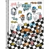 CADERNO 1 MATERIA CPD SPICE MASCULINO 80FLS REF. 349160 CAPA URBAN ART