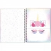 CADERNO 1 MATERIA CPD UNICORNIO BLINK CAPA OVER THE RAINBOW