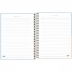 CADERNO 10 MATERIAS CPD COLEGE SOHO 160FLS CAPA AZUL COM BOLINHAS