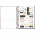 CADERNO 10 MATERIAS CPD COLEGE WEST VILLAGE 160FLS REF. 235598 CAPA BRONZE 2021